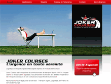 Tablet Screenshot of joker-courses.com